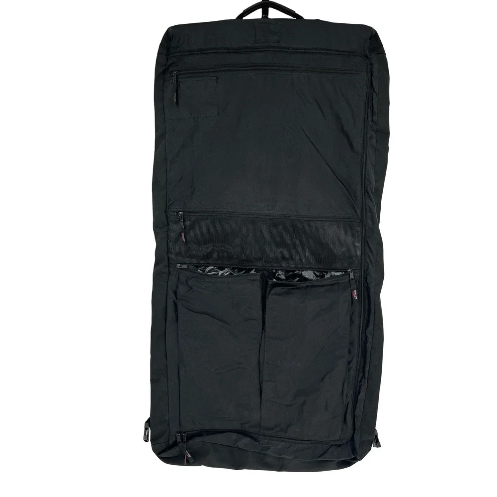 Vintage High Sierra Garment Bag Black Purple Suit Travel Luggage Shoulder 23in